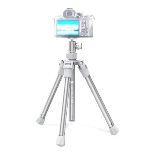 Trípode K&f  E224a3+ Bh-18 Blanco Para Cámara Y Teléfono
