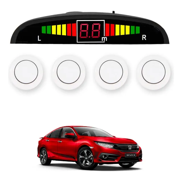 Sensor De Ré Estacionamento Branco Honda Civic G10 2019
