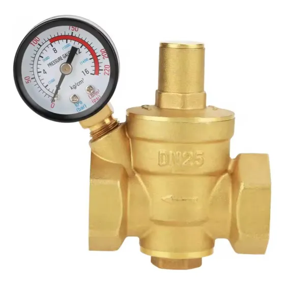 Válvula Reguladora Presión Para Agua 1 Pulgada Con Manometro