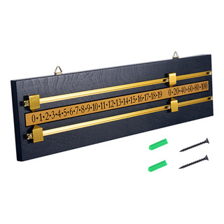 Madera Shuffleboard Montado En La Pared Marcador De Negro Madera Shuffleboard Montado En La Pared Marcador De Negro