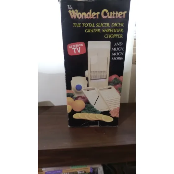 Mandolina Wonder Cutter Con 3 Cortantes Impecable