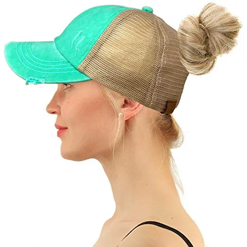 Ponytail Criss Cross Messy Buns Ponycaps Baseball Cap 7lfjl