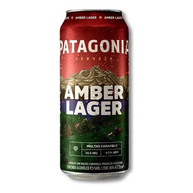 Cerveza Amber Lager Patagonia 473 Ml.