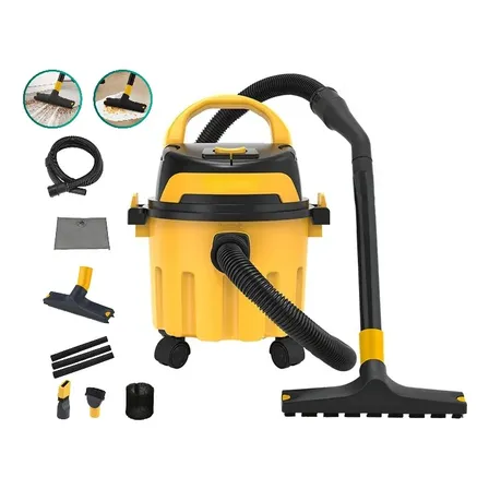 Aspirador De Pó E Água 1400w Soprador Bico Extratora 10 L Amarelo 127v