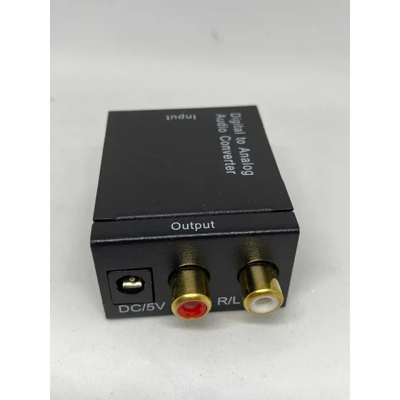 Adaptador Convertidor Audio Digital Optico A Rca Analogico