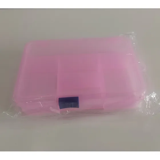 Caja Organizadora Mutiuso, Rectangular, Rosada, Nueva