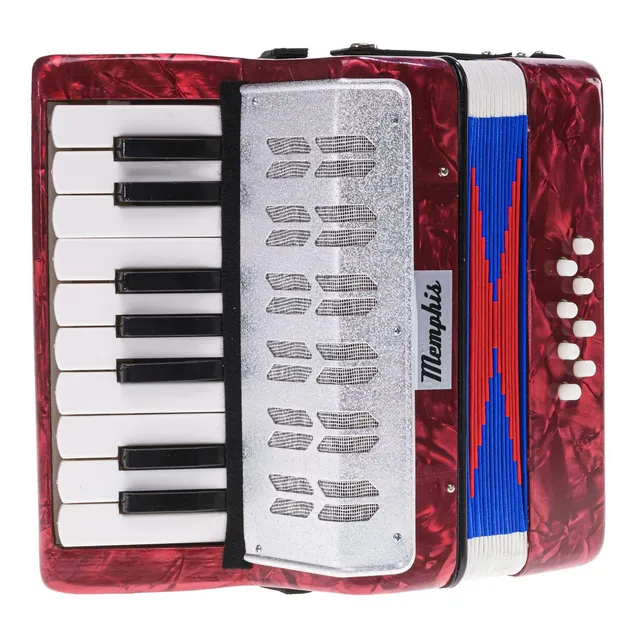 Acordeón Infantil Memphis Stp104 8b 17t Red