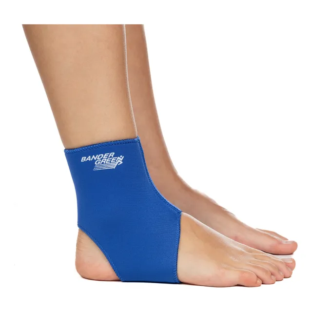 Tobillera Simple Neoprene Deportes Esguinces Bander Green