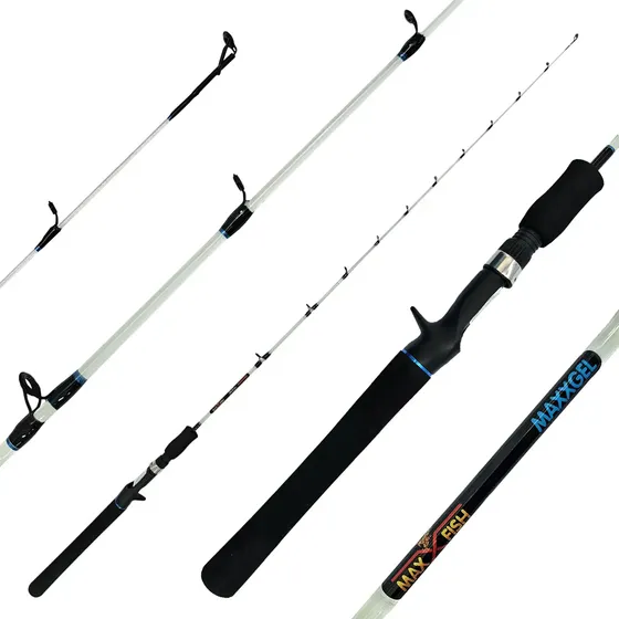 Vara De Pesca Fibra De Gel Maciça 1,40m 15lb Piaparas Piau Cor Carretilha 1.40m
