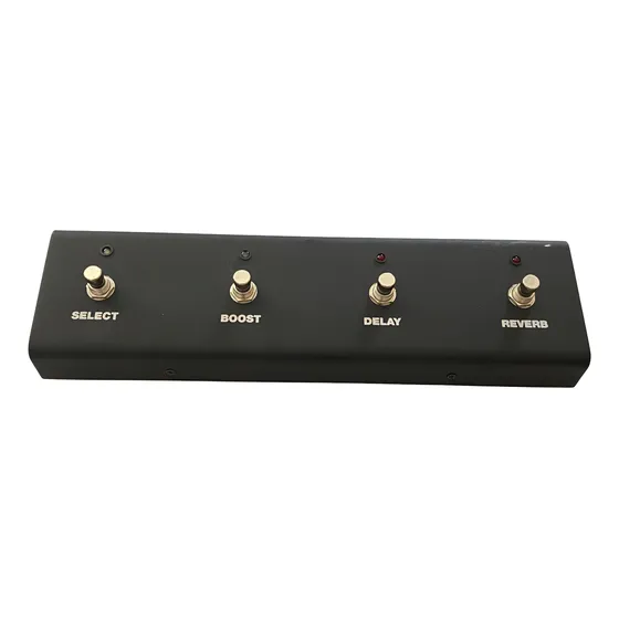 4 Botões Bogner Alchemist  Com Cabo Pedal