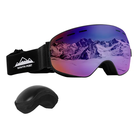 Antiparra Para Nieve South Port Ski Snowboard Uv400 Antiempaño Lente Tornasolado