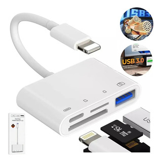 Adaptador Para iPad iPhone Tarjeta Sd/tf Lector De Tarjetas Adaptador Para iPad iPhone Tarjeta Sd/tf Lector De Tarjetas