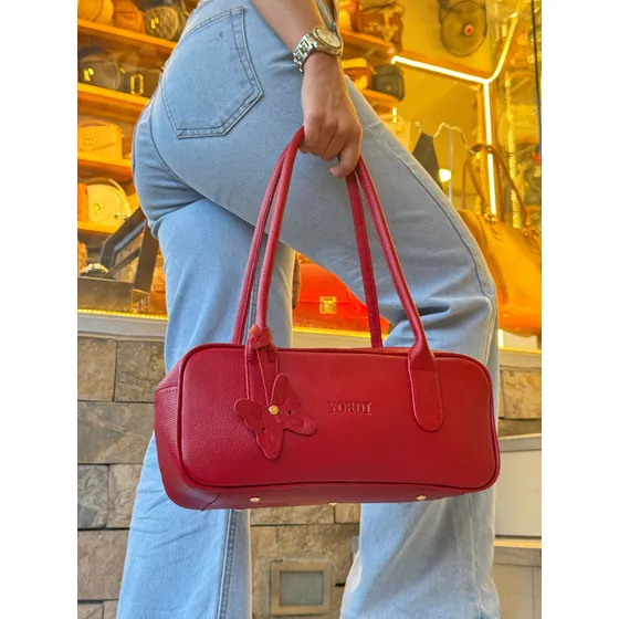 Cartera Baguette Yordi De Cuero Genuino