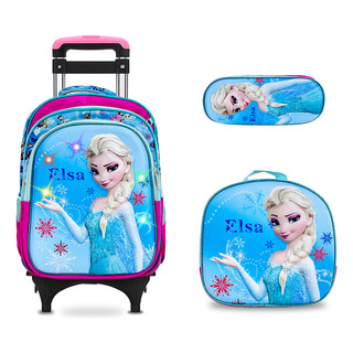 3 Pzs Mochila Escolar Con Carrito Lapicera Y Lonchera 3 Pzs Mochila Escolar Con Carrito Lapicera Y Lonchera