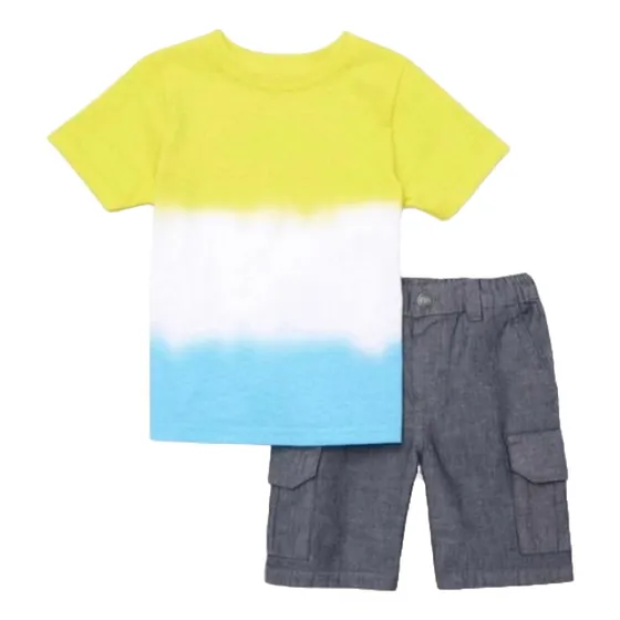 Conjunto De Niño Bermuda Y Franela Talla 3 Marca Garanimals