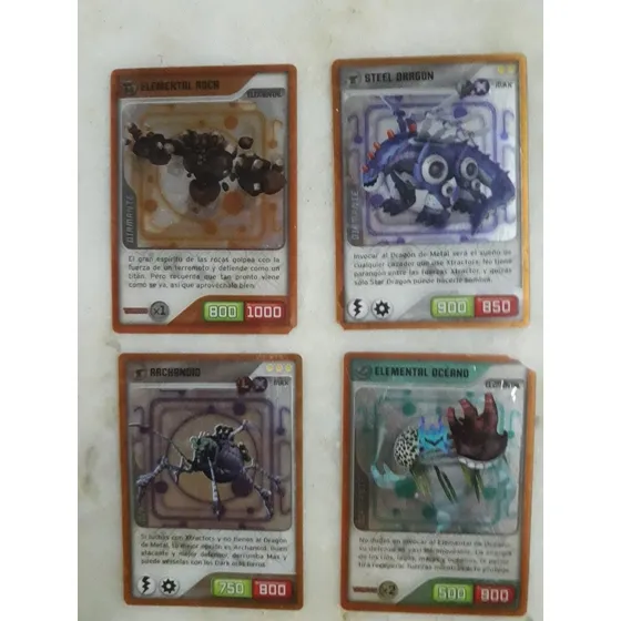 Invizimals Cartas, Cards, Son Transparentes