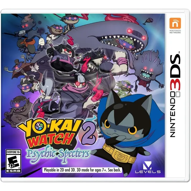 Yo-kai Watch 2 Psychic Specters, 3ds, soporte físico, sellado