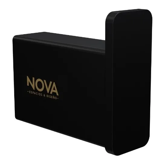 Nova  Perchero Line Noir60x22