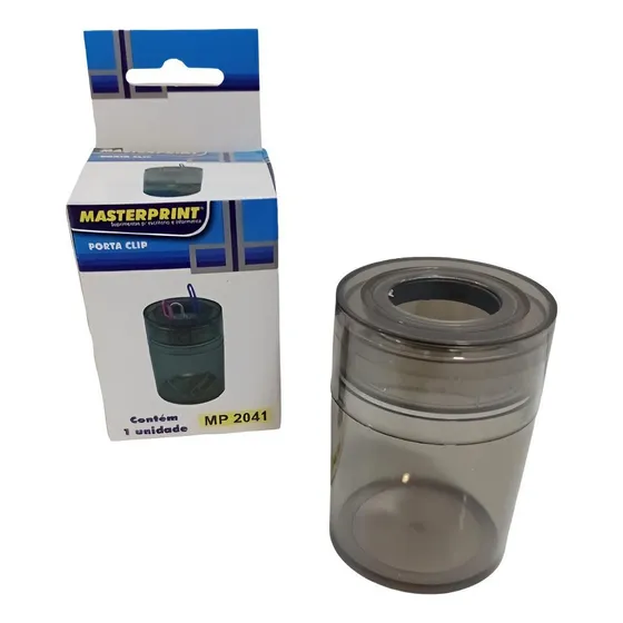 Porta Clips Com Ima Masterprint Fume Mp2041