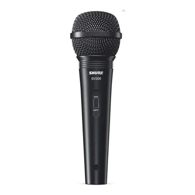 Shure Sv200 Micrófono Vocal Color Negro