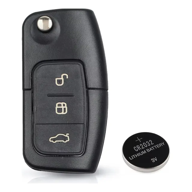 Llave Carcasa Navaja Ford Ecosport Fiesta Focus 3 Bot + Pila