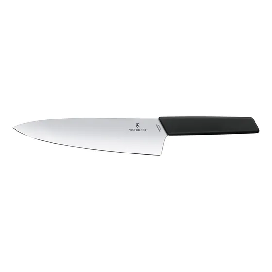 Cuchillo Para Trinchar Swiss Modern Negro, Hoja 20 Cm.