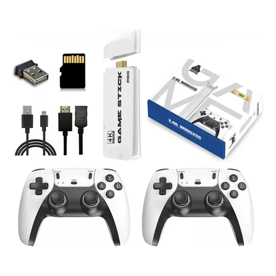 Fone M15 Game Stick Portátil Retro 2 Controles +20mil Jogos