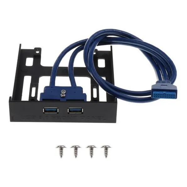 2 Panel Frontal Usb3.0 Compatible Con Usb 2.0 / 1.1 Conecte