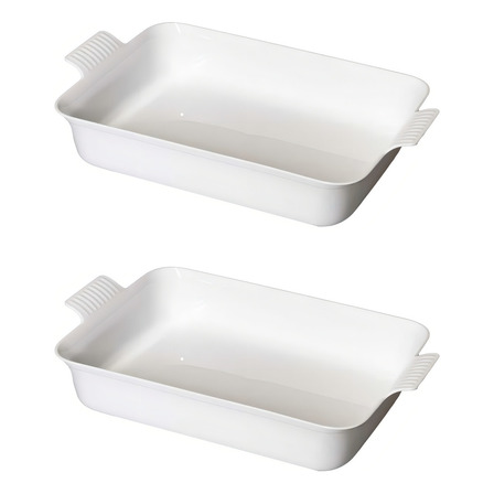 Jogo 2 Travessas Com Alça Pequenas Paramount Servir Salada Cor Branco Jogo 2 Travessas Com Alça Pequenas Paramount Servir Salada Cor Branco