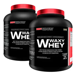 Combo 2x Whey Protein Waxy Whey 2kg - Bodybuilders Sabor Chocolate Combo 2x Whey Protein Waxy Whey 2kg - Bodybuilders Sabor Chocolate