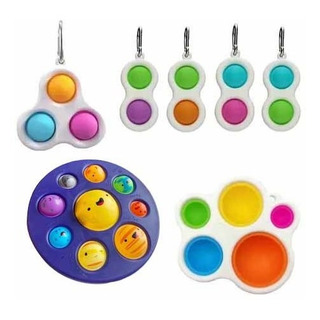 Juego De 7 Sencillos Hoyuelos Fidget It Spinners, Juguete Po Juego De 7 Sencillos Hoyuelos Fidget It Spinners, Juguete Po