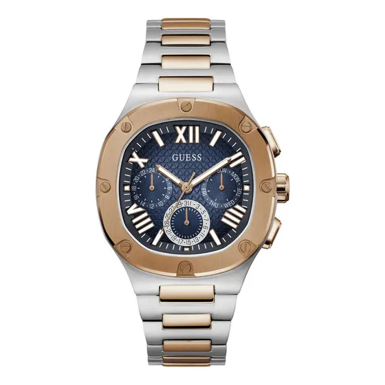 Reloj Guess Original Hombre Varios Modelos Color De La Correa Bitono Color Del Bisel Bitono Color Del Fondo Azul