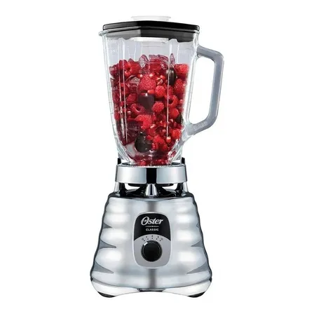 Licuadora Oster Classic con control de perilla 3 velocidades 1.25L cromada BLST4655 Licuadora Oster Classic con control de perilla 3 velocidades 1.25L cromada BLST4655