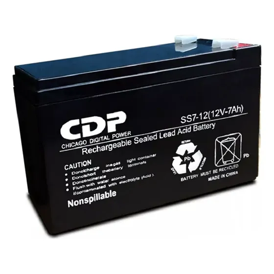 Cdp Bateria  12v 7ah Para Ups, Alarmas, Iluminación