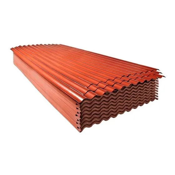 Lamina Techo Roja Polipropileno Techolit Equivalente Al Pvc