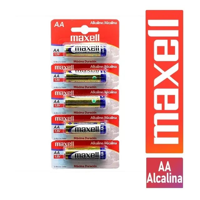 Pack 5 Pilas Alcalinas Aa Maxell