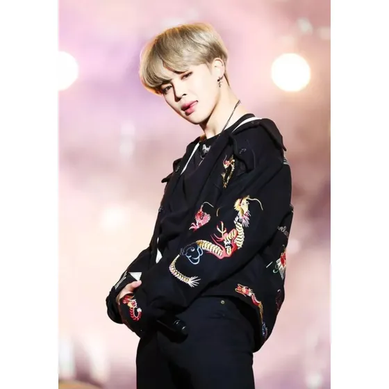 Kit De Pintura Por Diamantes 5d Jimin Bts 40x30 Cm