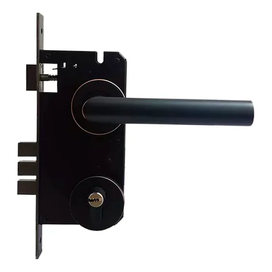 Cerradura Parks De Acero Inoxidable Negro Mate