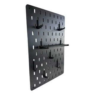 Pegboard Premium Mdf Setup Gamer Home Office Preto Top 60x40 Pegboard Premium Mdf Setup Gamer Home Office Preto Top 60x40
