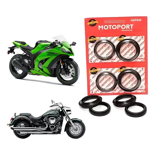 Kit Guarda Pó Bengala + Retentor Kawasaki Zx-10 Zx10r