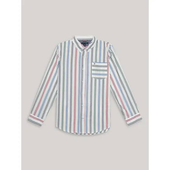 Camisa De Niño Con Diseño Multicolor Tommy Hilfiger