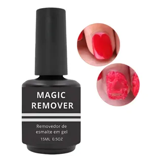 Magic Remover Esmalte Removedor Unhas De Gel Helen Color Magic Remover Esmalte Removedor Unhas De Gel Helen Color