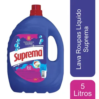 Lava Roupas LĂquido Multi Ação 5l Suprema Lava Roupas LĂquido Multi Ação 5l Suprema