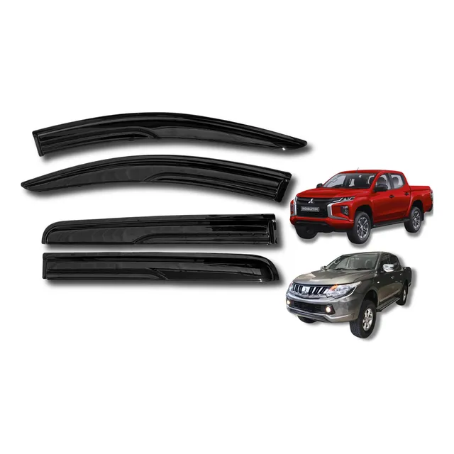 Cubrelluvias Para Mitsubishi L200 2016-2024 Negros Tirorex