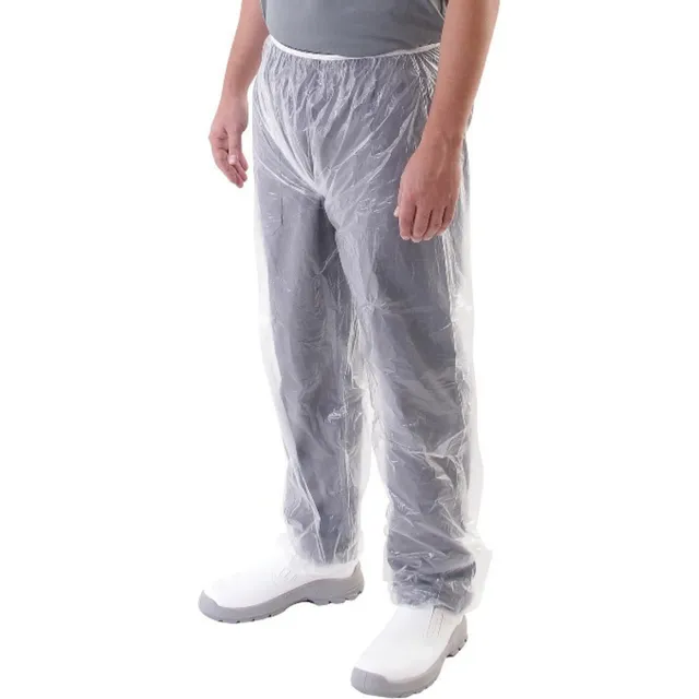 Kit 25 Calça Plástica Impermeável Transparente Prevemax