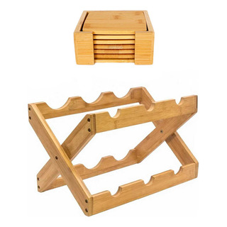 Kit Garrafeiro Organizador Portátil Mesa Bancada Porta Copos Kit Garrafeiro Organizador Portátil Mesa Bancada Porta Copos
