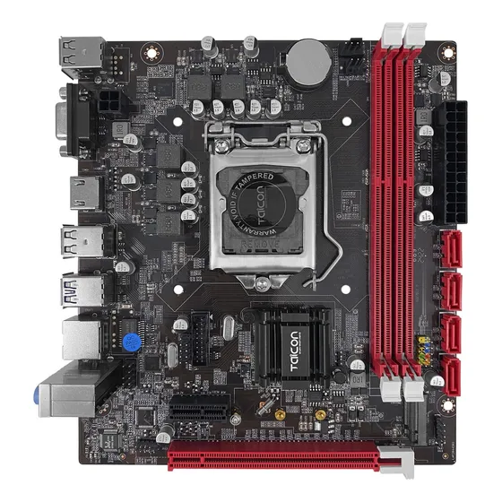 Placa Mãe Taicon H110 Lga1151 Ddr3 Cor Preto