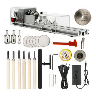Mini Torno Beads Machine Wood Working Diy Ferramenta Claro Mini Torno Beads Machine Wood Working Diy Ferramenta Claro