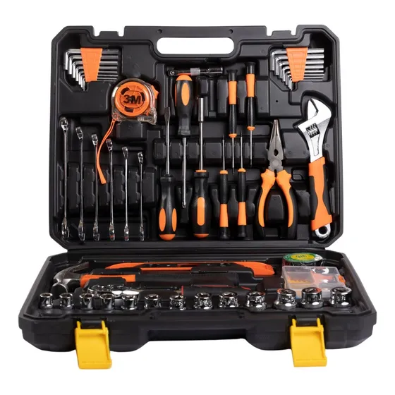 Kit Herramientas Básicas Set Caja 128 Piezas Con Maletín