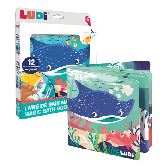 Libro Magico Para Baño Ludi Diversión Acuática Para Bebes Color